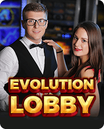 Evolution Lobby live casino on Vegas11 APK